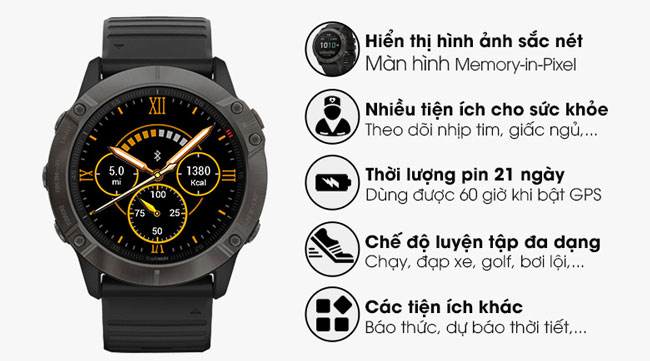 tính năng Garmin Fenix 6X