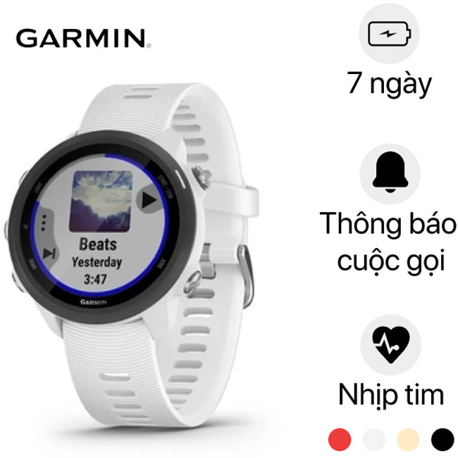 hiệu suât Garmin Forerunner 245 và Forerunner 245 Music