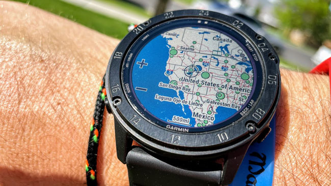 hiệu suất Garmin Tactix Delta Solar